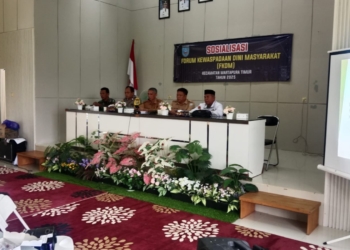 Kesbangpol Kabupaten Banjar Gelar Sosialisasi Deteksi Dini dan Sinergi Warga Jaga Keamanan Wilayah