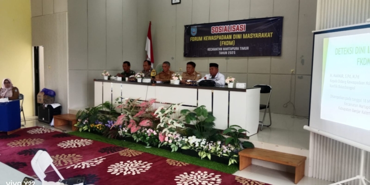 Kesbangpol Kabupaten Banjar Gelar Sosialisasi Deteksi Dini dan Sinergi Warga Jaga Keamanan Wilayah