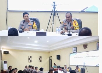 Kapolresta Manado Tekankan Respons Cepat dan Pelayanan Humanis, Jajaran Polsek Diminta Proaktif Antisipasi Gangguan Kamtibmas