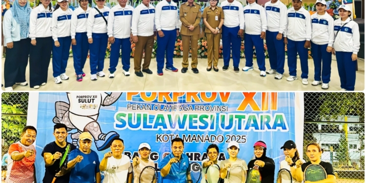Tim Tenis Kota Bitung Siap Harumkan Daerah di Porprov XII Sulawesi Utara