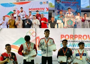Tiga Personel Polres Bitung Sumbang Emas di Porprov Sulut XII 2025, Harumkan Nama Polri