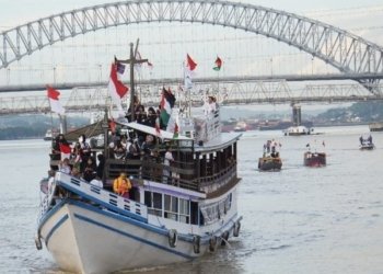 BSP 2025: Solidaritas untuk Palestina Mengalir dari Sungai Mahakam Kalimantan Timur
