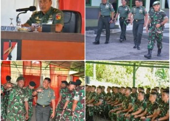 Kasdam XIII/Merdeka Tekankan Korum Yonif 712/Wiratama Jaga Marwah Satuan Selama Penugasan Pamtas RI–PNG