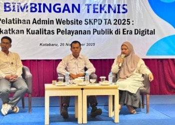 Pemkab Kotabaru Gelar Bimtek Admin Website SKPD 2025 untuk Perkuat Pelayanan Publik di Era Digital
