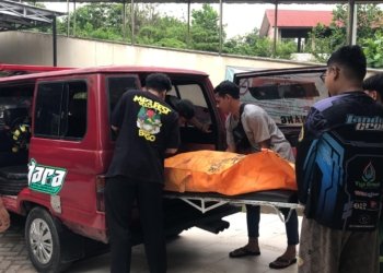 Kecelakaan Tragis di Guntung Manggis, Pengendara Motor Meninggal Ditempat