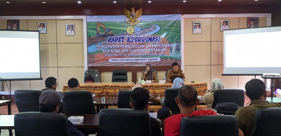 Dinas Pertanian Kabupaten Banjar Genjot Percepatan Pengadaan Alsintan dan Saprodi Dukung Program Brigade Pangan
