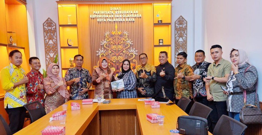 Komisi IV DPRD Kabupaten Banjar Pelajari Strategi Pembinaan Atlet ke DISPARBUDPORA Kota Palangka Raya