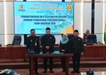 DPRD Banjarbaru Sahkan Tiga Raperda Inisiatif, Salah Satunya Atur Ormas