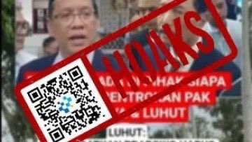 Hoaks! Luhut Binsar Panjaitan Tidak Pernah Ingatkan Prabowo Ganti Menkeu Purbaya