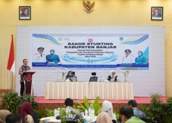 Pemerintah Kabupaten Banjar Gelar Rakor Evaluasi Aksi Konvergensi Stunting, Fokus Perbaikan Layanan dan Intervensi Kecamatan Berisiko Tinggi