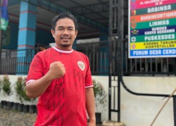 Sambut HUT ke-17 Desa Bersujud, Kepala Desa Jumriadi Ajak Warga Sehat Bersama Senam dan Jalan Santai Berhadiah Motor Listrik