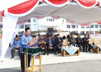 Kodim 1006/Banjar Hadiri Upacara HUT ke-54 KORPRI di Banjarbaru: Sinergi untuk Pelayanan Publik yang Lebih Maju
