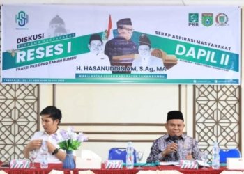 Wakil Ketua I DPRD Tanah Bumbu, Huasanuddin Siap Perjuangkan Aspirasi Masyarakat Kusan Hilir
