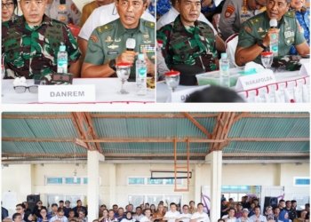 Danrem 131/Santiago Turun Langsung, Dorong Pemuda Watuliney, Molompar Bangun Damai