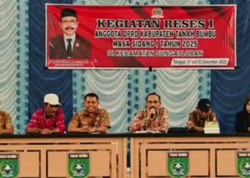 Anggota DPRD Tanah Bumbu, I Wayan Sudarma Serap Aspirasi Warga, Janji Kawal Aspal Jalan dan PJU Rusak