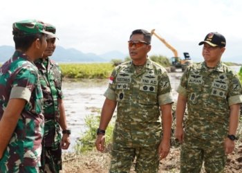 Kasdam XIII/Merdeka Tinjau Pembersihan Danau Tondano: Jaga Ekosistem, Selamatkan Aset Wisata Minahasa