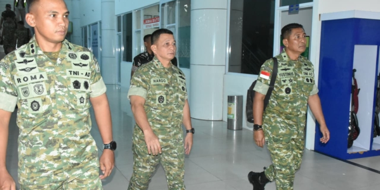 Kasdam XIII/Merdeka Tinjau Kesiapan Operasional Korem 133/NW