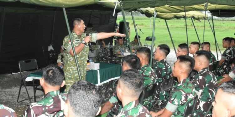 Tiba di Gorontalo, Kasdam XIII/Merdeka Kunjungi Prajurit Yonif TP 824/Mo’e’a