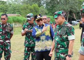 Pangdam XXII/Tambun Bungai Tinjau Lokasi Pembangunan Markas Batalyon Teritorial Pembangunan di Tabalong