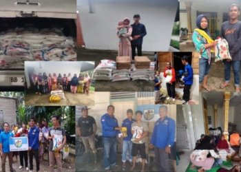 Peduli Bencana, DPD KNPI Tapteng Kirim 10 Ton Bantuan Sembako ke Lokasi Terdampak