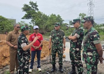 Pangdam XXII/TB Tinjau Pembangunan Koperasi Desa/Kelurahan Merah Putih di Banjarbaru, Perkuat Ekonomi Kerakyatan