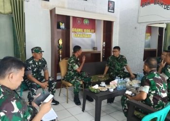 Tim Itjen Kemhan Tinjau Rencana Rehabilitasi Koramil 1006-07/Banjarbaru