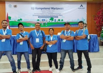 7 Wartawan Sibolga-Tapteng Lulus UKW Madya dan Muda
