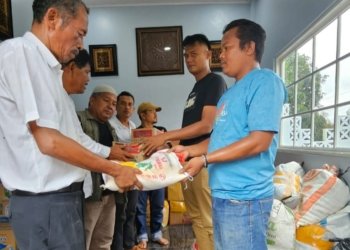 Punguan Nagur Bolak Damanik Boru Panogolan Salurkan Bantuan Kemanusiaan ke Tapanuli Tengah