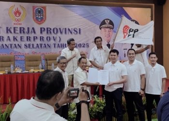 Handi Erfani Resmi Pimpin PBPI Kalsel, Targetkan Padel Berkembang Hingga Daerah