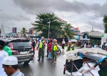 H-1 Peringatan 5 Rajab, Kodim 1006/Banjar Kuasai Titik Strategis Sekumpul