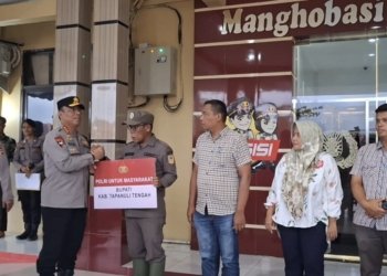 Wakapolri Pastikan Akses Terbuka, Bantuan Kemanusiaan Disalurkan ke Wilayah Terdampak Tapteng