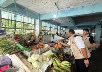 Satgas Pangan Polda Kalsel Pantau Harga Beras dan Bahan Pokok Jelang Tahun Baru di Pasar Pandu Banjarmasin