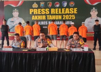 Polres Banjarbaru Ungkap Lonjakan Barang Bukti Sabu Sepanjang 2025