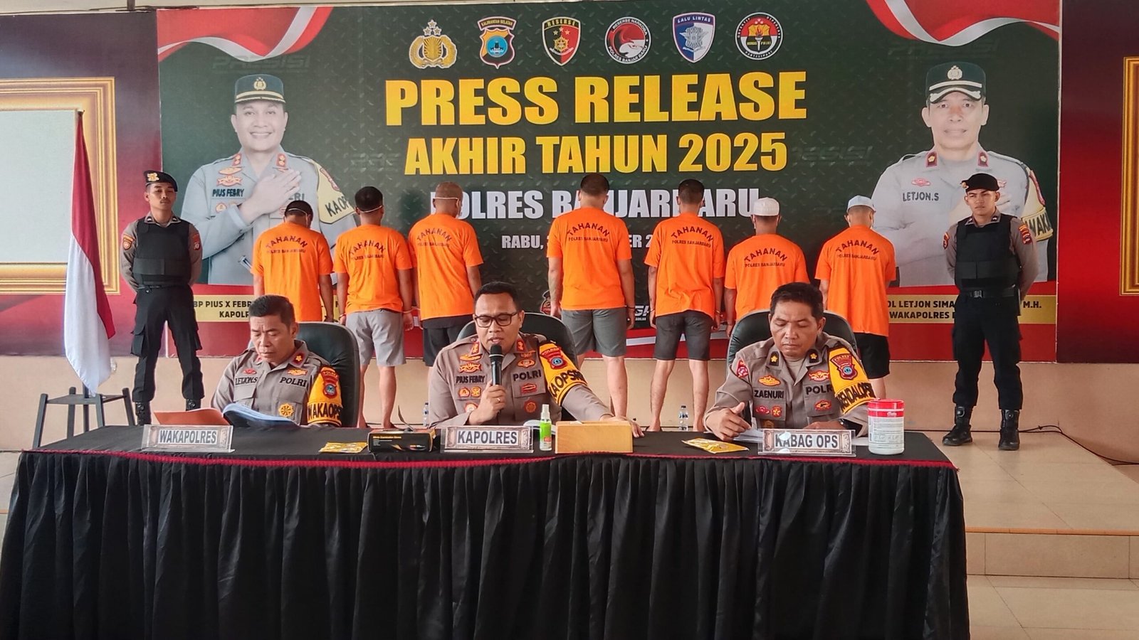 Polres Banjarbaru Ungkap Lonjakan Barang Bukti Sabu Sepanjang 2025