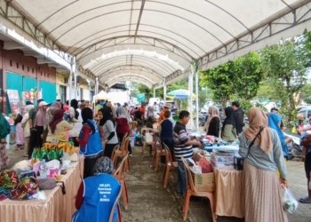 Perkenalkan Organisasi ke Masyarakat, DPW Tani Merdeka Kalsel Gelar Pasar Murah di Trikora