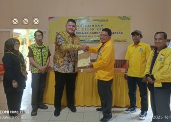 Penjaringan Ketua DPD Partai Golkar Kabupaten Banjar, Agus Maulana Jadi Pendaftar Pertama