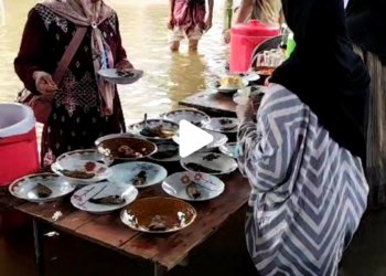 Adab Warga Martapura, Rumah Kebanjiran Tetap Layani Jemaah Momen 5 Rajab