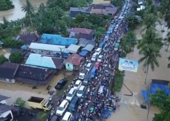 Pantauan Udara Arus Balik Momen 5 Rajab di Mataraman