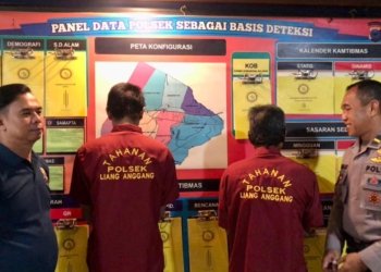 Pria Todongkan Ujung Tombak ke Tetangga, H Ditahan di Polsek Liang Anggang