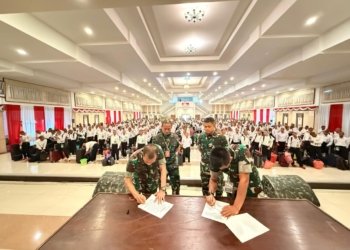 Sebanyak 620 Calon Tamtama PK TNI AD Gel. III TA 2025 Tingkat Sub Panpus Kodam XIII/Merdeka Siap Menempuh Pendidikan