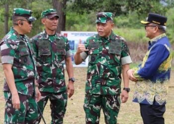 Pangdam XXII/Tambun Bungai Tinjau Lokasi Rencana Pembangunan Batalyon TP di Tanjung Puri Tabalong