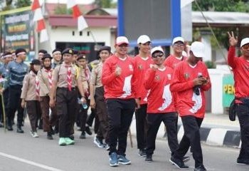Semarak HUT RI ke-80, Pemkab Tabalong Gelar Napak Tilas Kemerdekaan