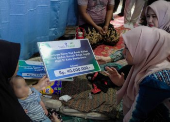 Pemko Banjarbaru Salurkan Bantuan untuk Bayi Syifa Amira