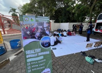 ULM Perluas Layanan Pemeriksaan Kesehatan Gratis di CFD Banjarmasin