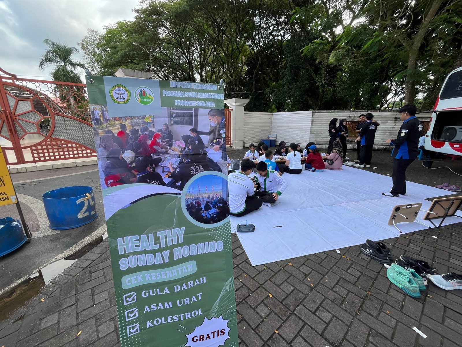 ULM Perluas Layanan Pemeriksaan Kesehatan Gratis di CFD Banjarmasin