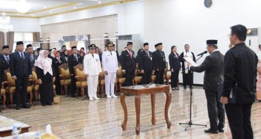 Puluhan Pejabat Pemkab Tabalong Mendapatkan Jabatan Baru, Bupati Tekankan Peningkatan Kinerja