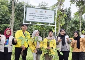Dosen ULM Bangun Orchidarium Meratus, Dorong Konservasi Anggrek Endemik di Taman Biodiversitas