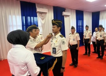 Lapas Batulicin Sematkan Kenaikan Pangkat Kasubsi Admisi dan Orientasi