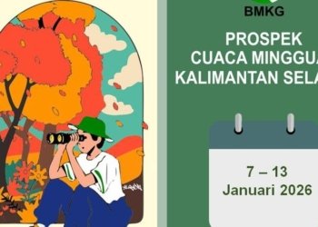 BMKG Peringatkan Potensi Cuaca Ekstrem di Kalsel 7–13 Januari 2026