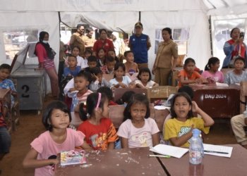 Trauma Healing Diterapkan, Sekolah Terdampak Bencana di Tapteng Mulai Belajar Kembali